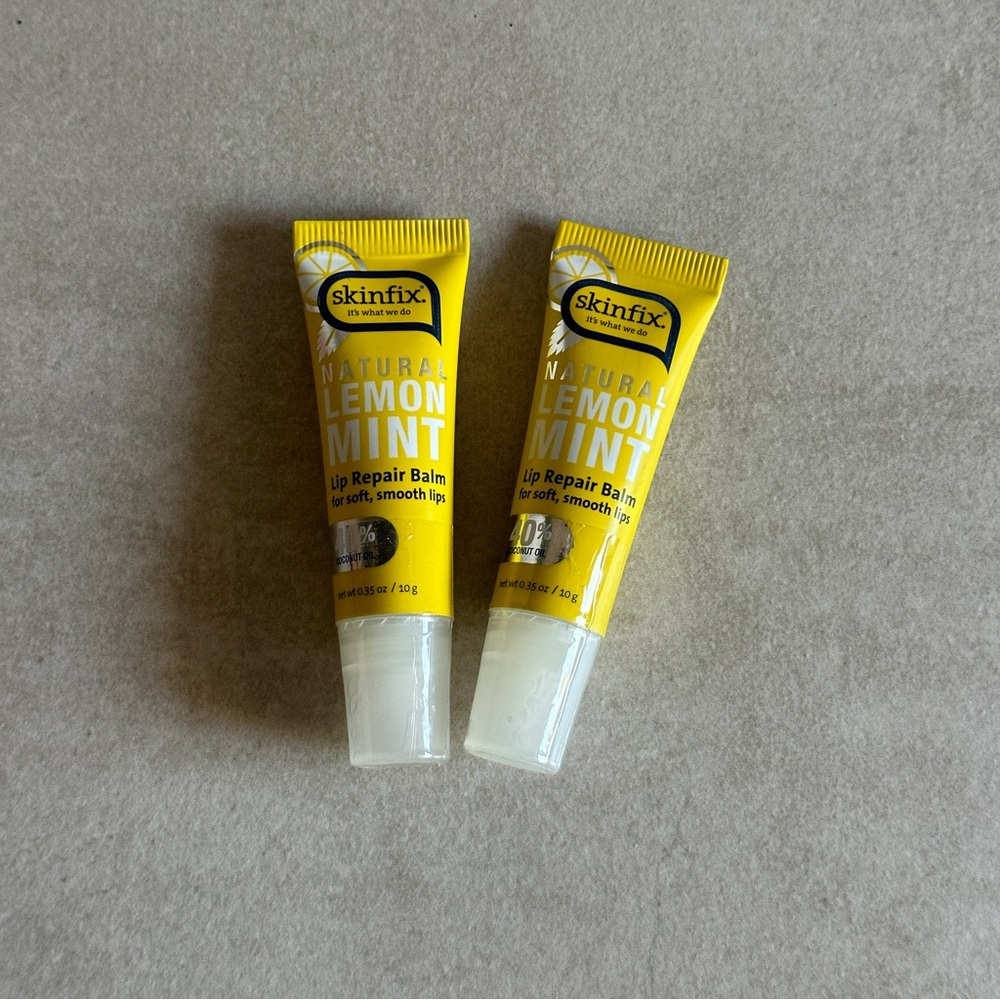 Skinfix Natural Lemon Mint Lip Repair Balm x 2